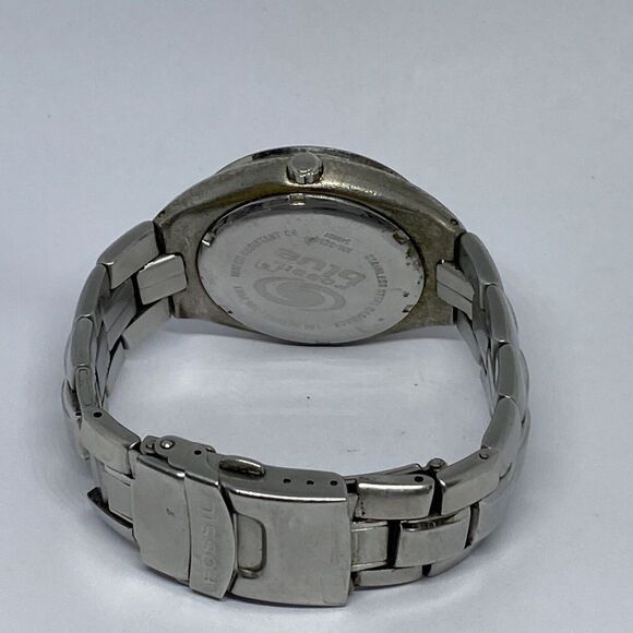 Fossil AM3288 Men's Silver Stainless Steel Analog Dial Quartz Wrist Watch FR122 - Picture 10 of 12